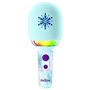 Lexibook - Microphone Karaoke Reine des Neiges - 3 modes et 4 effets sur la voix - Recharge USB-C - Bluetooth Sans fil