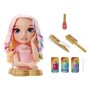 Rainbow High - Tete a coiffer Bella - 33cm - Colorer ongles et cheveux - Utilise les produits pour toi - Des 4 ans