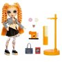 Rainbow High - Sparkle & Shine - Poupée mannequin de 27cm - Orange - Jambes avec liquide pailletés - Des 4ans