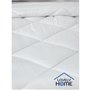 Couette 220 x 240 cm - LOVELY HOME - Chaude - 450 g/m² - Anti-acariens - 2 personnes - Blanc