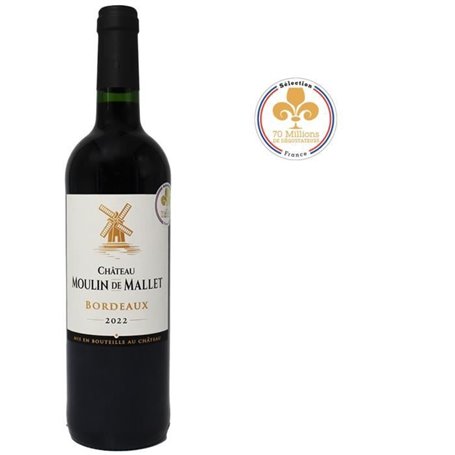 Château Moulin de Mallet 2022 Bordeaux - Vin rouge de Bordeaux