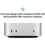 Apple - Mac mini (2024) Puce Apple M4  - RAM 16Go - Stockage 256Go SSD - CPU 10 coeurs GPU 10 coeurs - Argent