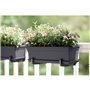 Balconniere Green Basics 50 - ELHO - Extérieur & Balcon - Plastique recyclé - Vivre noir