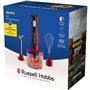 Mixeur plongeant - RUSSEL HOBBS - Desire Red - 500 W - 2 vitesses + Pulse - Rouge