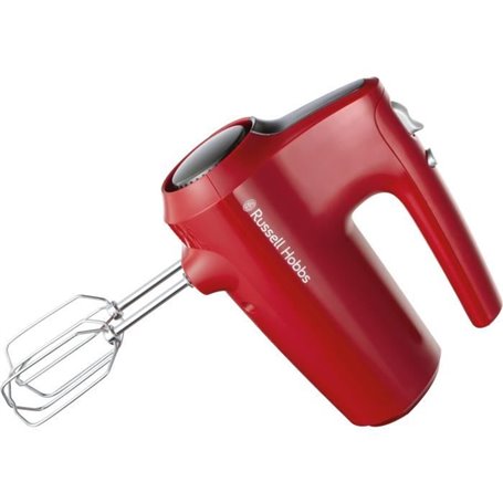 Batteur a main - RUSSEL HOBBS - Desire Red - 185 W - 5 vitesses - Rouge