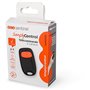 Télécommande 2 canaux - SCS SENTINEL - SimplyControl - Orange, portée 40m, fréquence 433.92 MHz, pile lithium CR2032 incluse