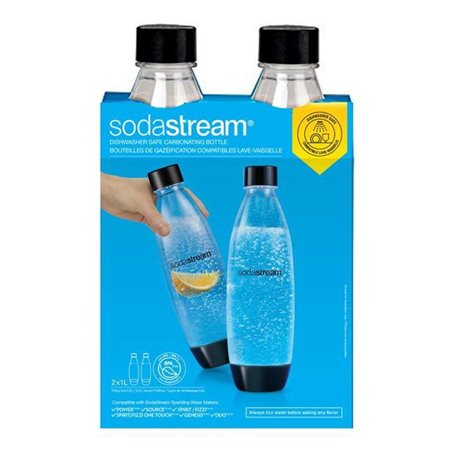 SODASTREAM Bouteille Fuse 1 L X2 compatible au lave-vaisselle