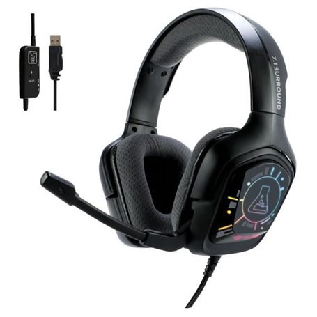 Casque Gamer Filaire - The G-Lab - KORP COBALT 7.1 - Son 7.1 Surround - USB - RGB