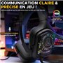 Casque Gamer Filaire - The G-Lab - KORP COBALT 7.1 - Son 7.1 Surround - USB - RGB