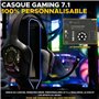 Casque Gamer Filaire - The G-Lab - KORP COBALT 7.1 - Son 7.1 Surround - USB - RGB