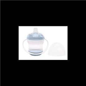 THERMOBABY Tasse anti-fuites + couv - Fleur bleue