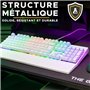 Clavier Gamer - The G-Lab - KEYZ RUBIDIUM - Mécanique (Switch Rouge) - Repose Poignet - RGB - Filaire - Azerty - Blanc