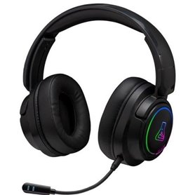 Casque Gamer sans fil - The G-Lab - KORP IRIDIUM - Microphone - RGB - PC/PS4/Xbox One - Noir