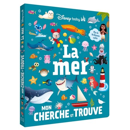 DISNEY BABY - Mon Cherche et Trouve - La Mer - Plus de 90 éléments à trouver