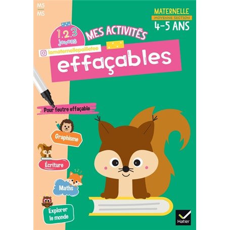 Mes activités effaçables Moyenne Section