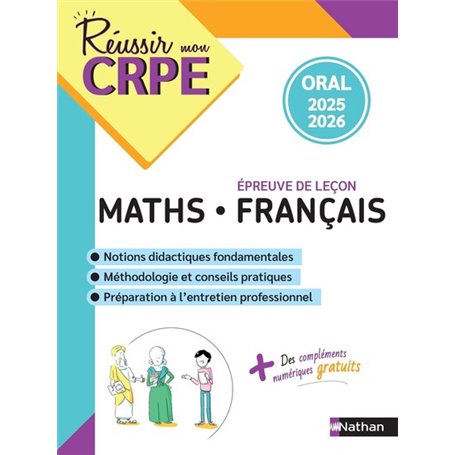 Réussir mon CRPE épreuve oral Français Maths 2025