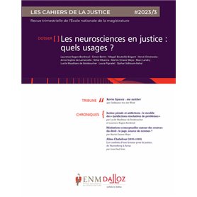 Les Cahiers de la justice 3/2023