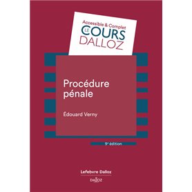 Procédure pénale. 9e éd.