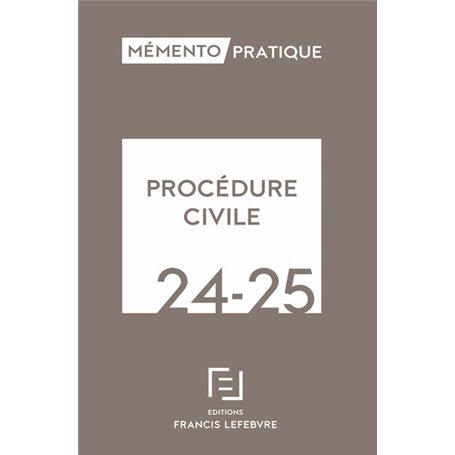 Mémento Procédure civile 2024-2025