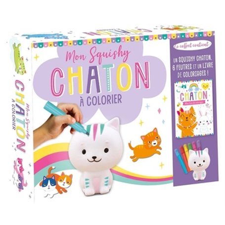 MON SQUISHY À COLORIER - CHATON