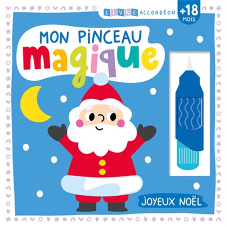 LIVRE ACCORDÉON - MON PINCEAU MAGIQUE - JOYEUX NOEL