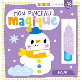 LIVRE ACCORDÉON - MON PINCEAU MAGIQUE - HIVER