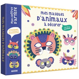 Mon coffret d'artiste - Mes masques d'animaux à décorer