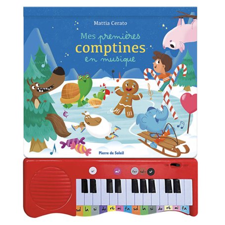 Mon livre piano - Mes premières comptines en musique