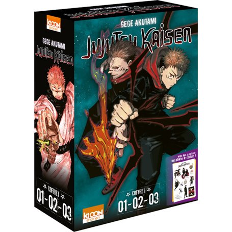 Coffret Jujutsu Kaisen vol. 1 à 3