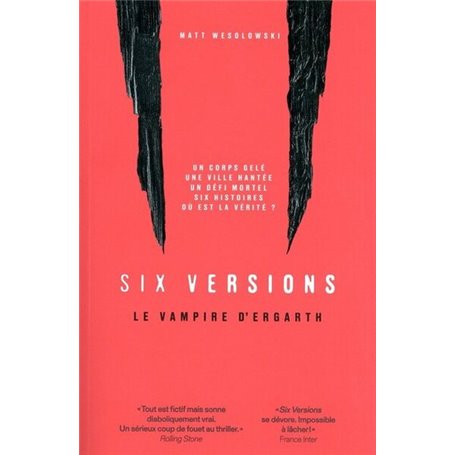 Six versions - Tome 4 Le vampire d'Ergath