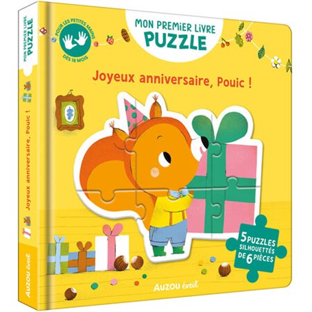 MON PREMIER LIVRE PUZZLE - JOYEUX ANNIVERSAIRE