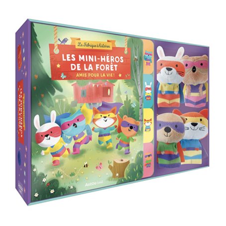 Coffret marionnettes à doigts - Les mini-héros de la forêt