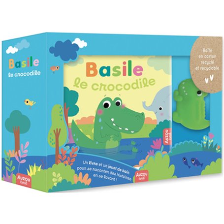 Mon premier livre de bain - Basile le crocodile