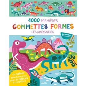 MES TOUT PREMIERS AUTOCOLLANTS - 1000 GOMMETTES FORMES - DINOSAURES