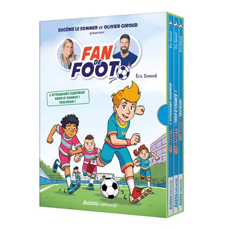 Coffret bibliothèque 1 - Fan de foot - Tomes 1 à 3