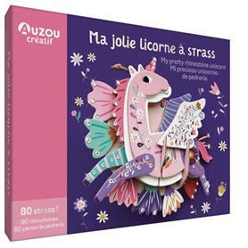 MON COFFRET D'ARTISTE - MA JOLIE LICORNE A STRASS