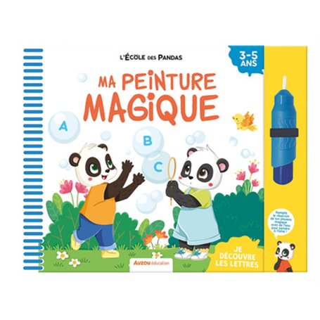 L'ECOLE DES PANDAS - MA PEINTURE MAGIQUE - LETTRES