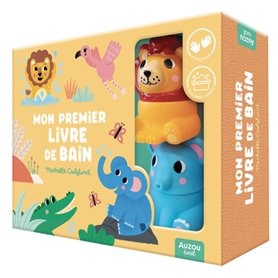 Mon premier livre de bain - Dans la savane - Un coffret avec 2 jouets déclipsables !