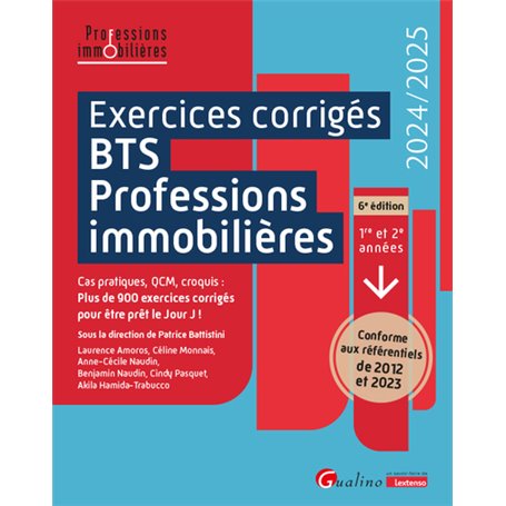 Exercices corrigés BTS Professions immobilières