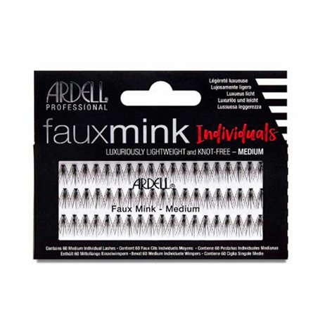 Lot de faux cils Ardell Medium Noir Individuel 60 Pièces