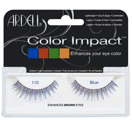 Lot de faux cils Ardell Color Impact Nº 110 Blue