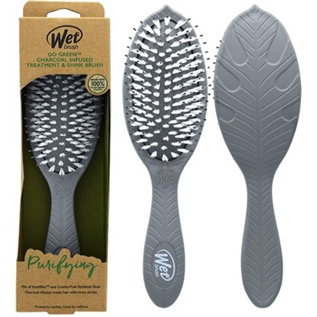 Brosse Démêlante The Wet Brush Go Green Gris Assouplissant