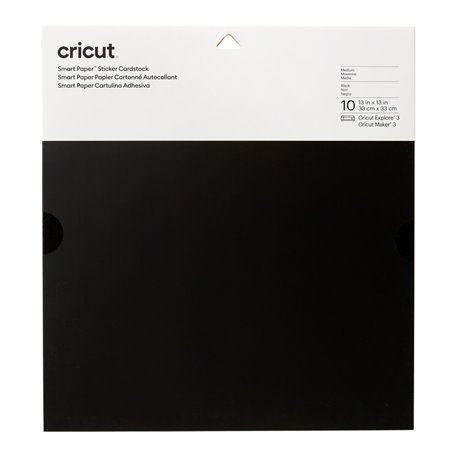 Carton autocollant pour plotter de découpe Cricut Smrt Noir