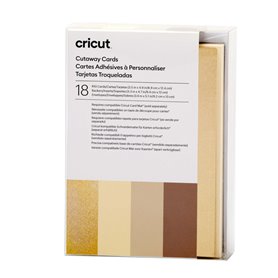 Cartes de découpe pour plotter de découpe Cricut Neutrals R10 Neutre (18 Unités)