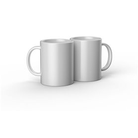 Tasse personnalisable pour plotter de découpe Cricut Ceramic Blanc Céramique (2 Unités)