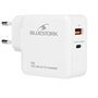 Chargeur mural Bluestork PW-BS-65-GAN-C-A-W Blanc