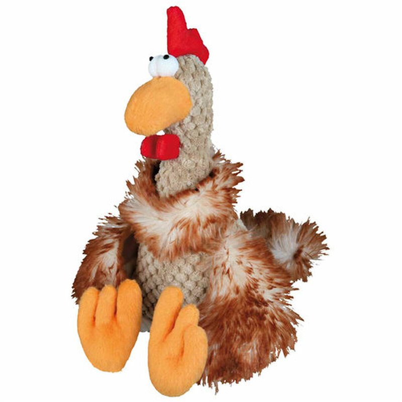 Image secondaire de Jouet pour chien en peluche Trixie Polyester Tissu Peluche Coq 22 cm
