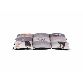 Lit pour chien Trixie Gris 55 × 45 cm Patchwork