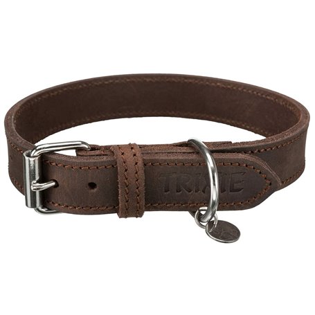 Collier pour Chien Trixie Rustic Brun foncé M 37-44 cm