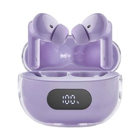 Casques avec Microphone INTENSO Buds Plus Pourpre